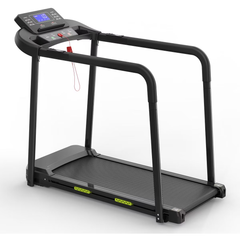 Foldable walking pad with handle for home use, compact walking treadmill 300 lbs capacity