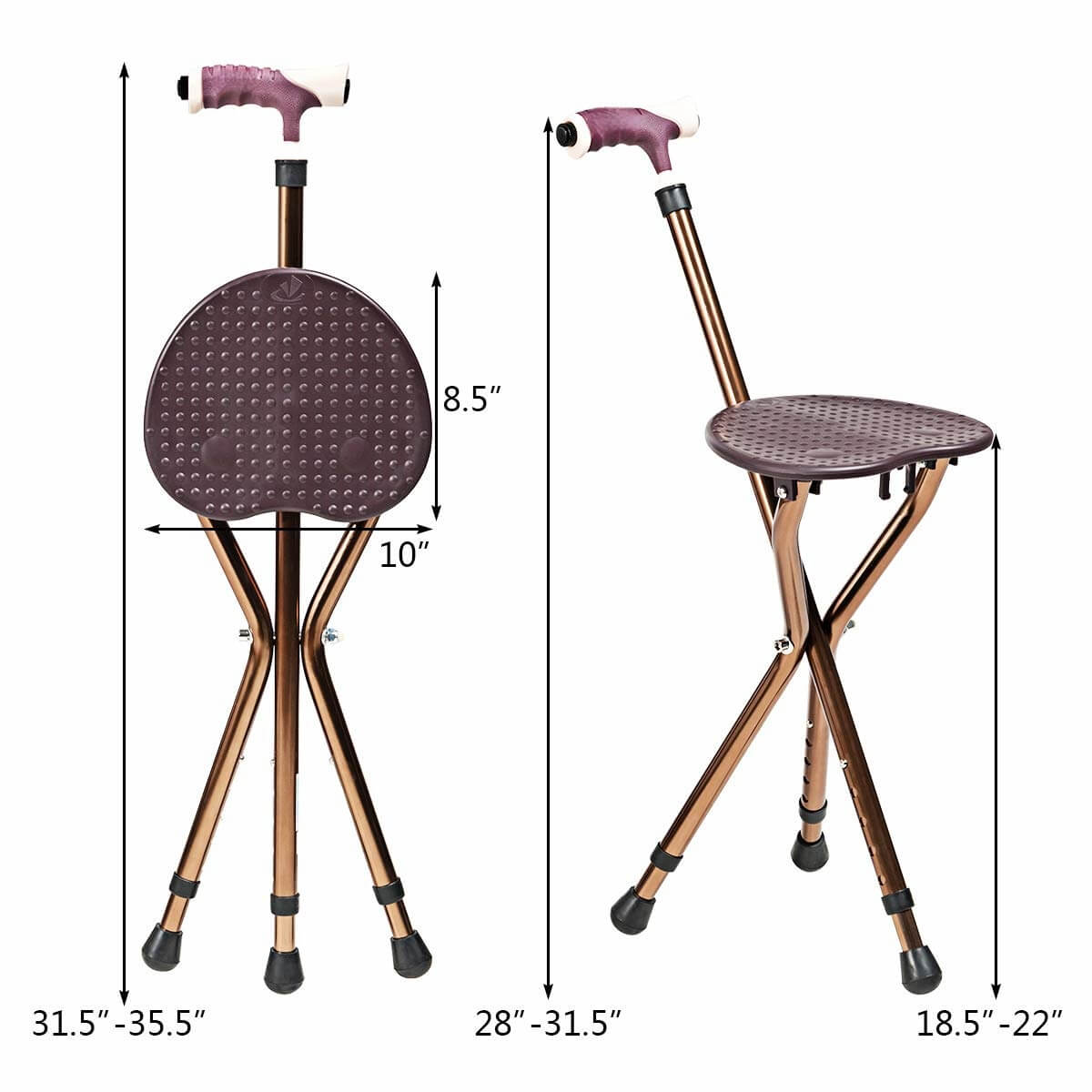 Walking Cane with Seat - i1204